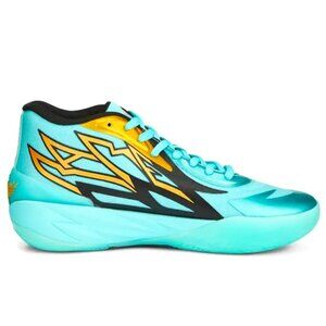 Puma LaMelo Ball MB.02 Honeycomb Electro Aqua Blue 377590-01